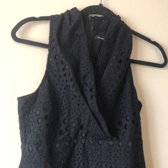 Andrew marc size 6 black knee high dress - Picture 2 of 10